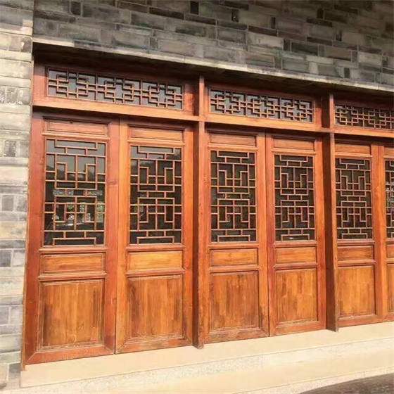 寺庙古建门窗